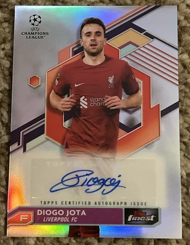Diogo Jota 2023 Topps Finest Refractor