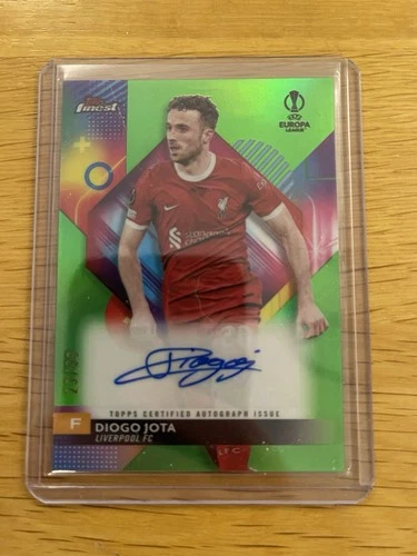 Diogo Jota 2023 Topps Finest UEFA Refractor /99