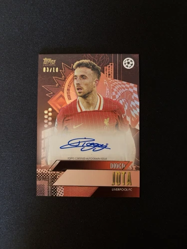 Diogo Jota 2024 Topps Gold UCC Gold /10