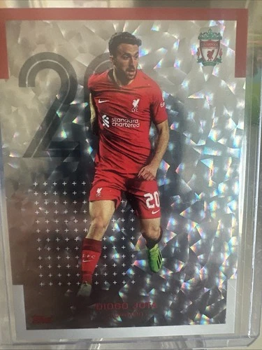 Diogo Jota 2022 Topps Liverpool FC Team Set Icy Foil