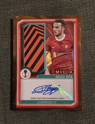 Diogo Jota 2023 Topps Merlin Chrome /50