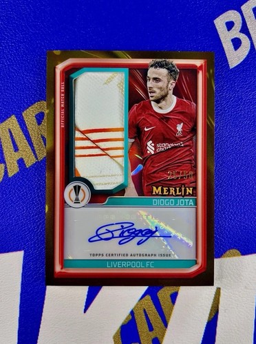 Diogo Jota 2023 Topps Merlin Chrome Gold /50
