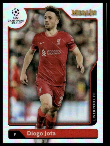 Diogo Jota 2021 Panini Merlin Chrome Refractor