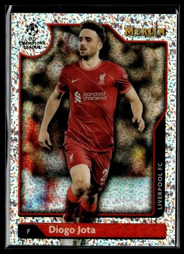 Diogo Jota 2021 Topps Merlin Chrome Speckle Refractor /150