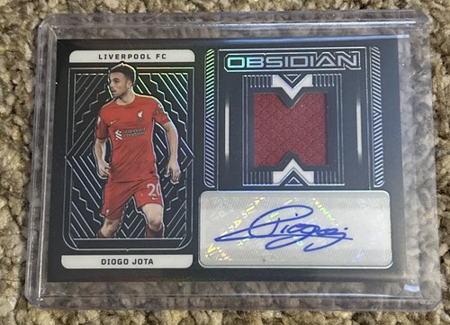 Diogo Jota 2022 Panini Obsidian Red Patch /165