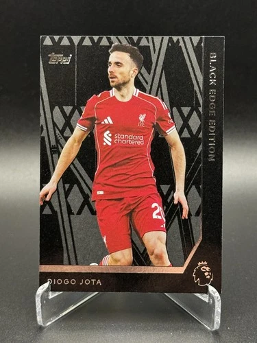 Diogo Jota 2025 Topps PL Black Edge