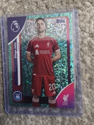 Diogo Jota 2025 Topps Premier League Aqua Sparkle /499