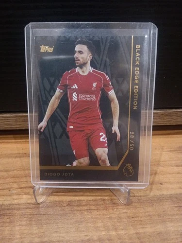 Diogo Jota 2026 Topps Premier League Black Edge /50