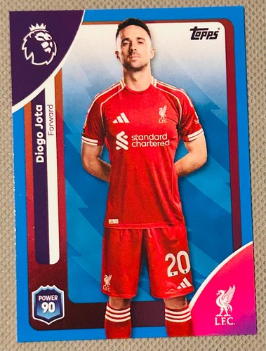 Diogo Jota 2025 Topps Premier League Blue