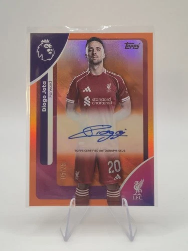 Diogo Jota 2026 Topps Premier League Orange /25