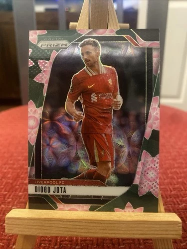 Diogo Jota 2024 Panini Premier League Prizm Fleur de Lotus /18