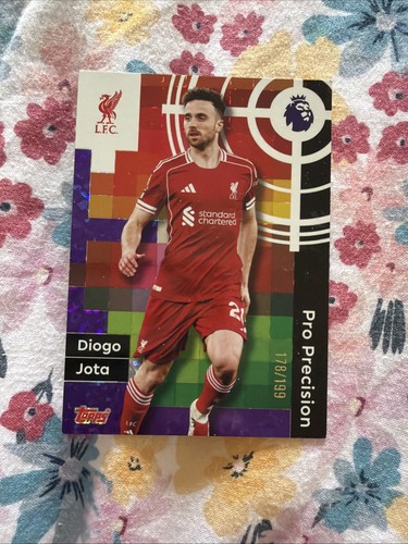 Diogo Jota 2025 Topps Premier League Pro Precision /199