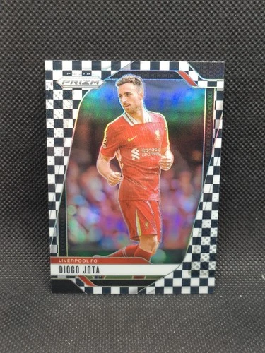 Diogo Jota 2024 Panini Prizm Negro Blanco Checkerboard