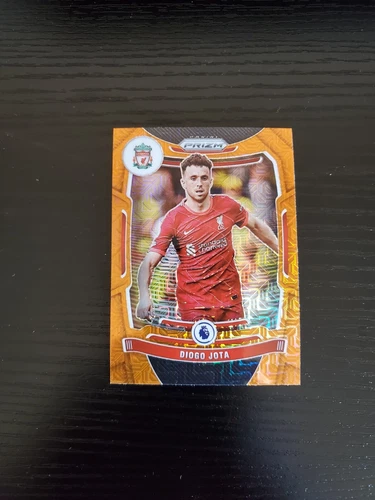 Diogo Jota 2021 Panini Prizm Orange Mojo Prizm