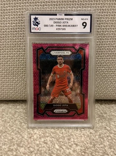 Diogo Jota 2023 Panini Prizm Pink Breakaway /149