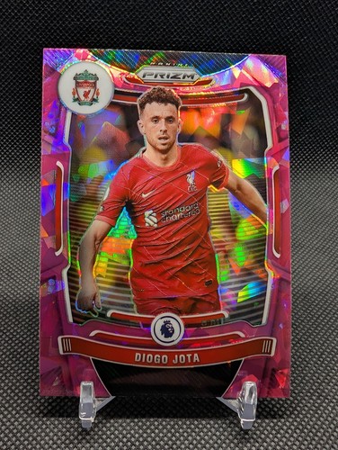 Diogo Jota 2021 Panini Prizm Pink Ice Prizm