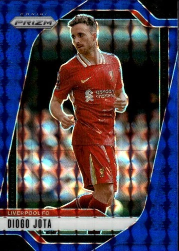 Diogo Jota 2024 Panini Prizm Premier League Blue Mosaic