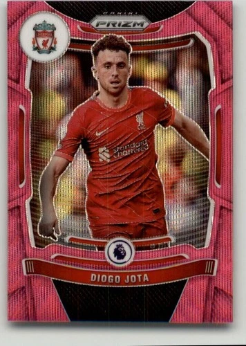 Diogo Jota 2021 Panini Prizm Premier League Pink Wave