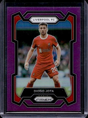 Diogo Jota 2023 Panini Prizm Purple