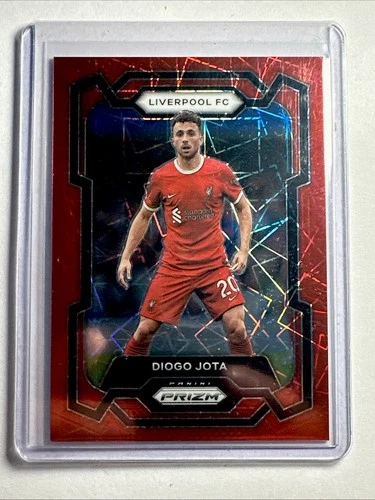 Diogo Jota 2023 Panini Prizm Red Mosaic /49