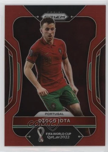 Diogo Jota 2022 Panini Prizm World Cup Red Prizm 26/399