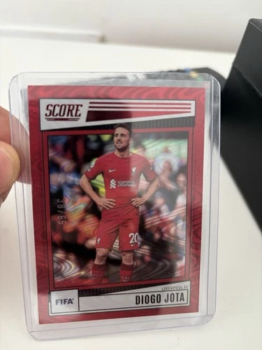 Diogo Jota 2022 Panini Score FIFA Red Swirl /65