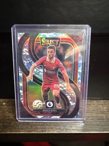 Diogo Jota 2024 Panini Select Blue Camo Prizm /49
