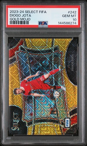 Diogo Jota 2023 Panini Select FIFA Gold /10
