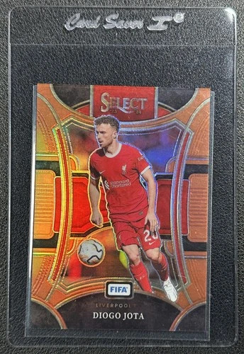 Diogo Jota 2023 Panini Select FIFA Orange Prizm /49