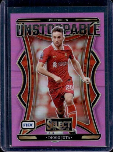 Diogo Jota 2024 Panini Select FIFA Pink /25