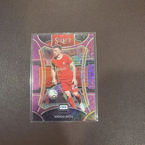 Diogo Jota 2023 Panini Select FIFA Purple Mojo Prizm