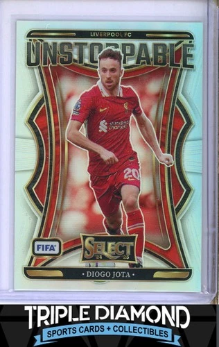 Diogo Jota 2024 Panini Select FIFA Silver Prizm