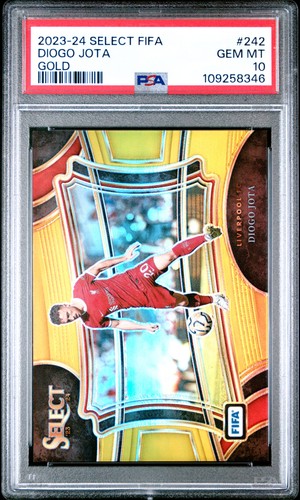 Diogo Jota 2023 Panini Select Gold /10
