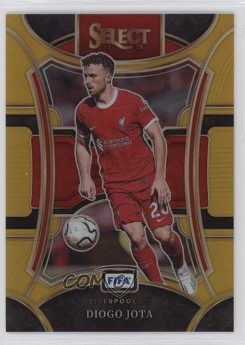 Diogo Jota 2023 Panini Select Gold Prizm /10
