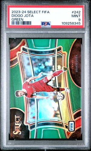 Diogo Jota 2023 Panini Select Green 4/5