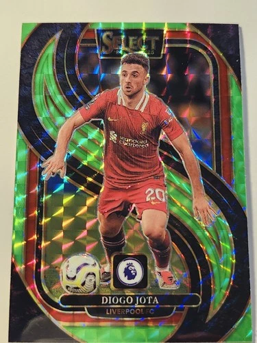 Diogo Jota 2024 Panini Select Green Prizm /125