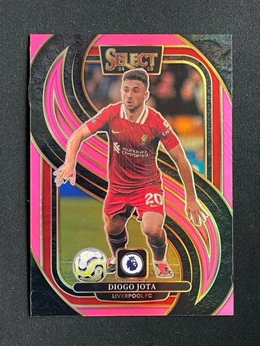 Diogo Jota 2024 Panini Select Mezzanine Pink Prizm /99