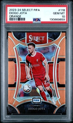 Diogo Jota 2023 Panini Select Naranja 27/49