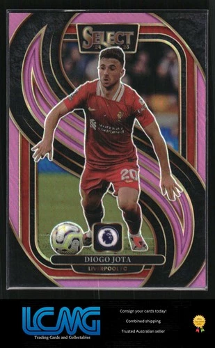 Diogo Jota 2024 Panini Select Pink /99