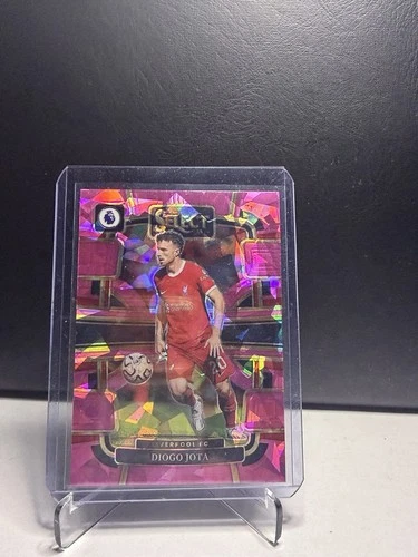 Diogo Jota 2024 Panini Select Pink Ice Prizm