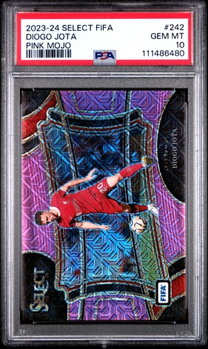 Diogo Jota 2023 Panini Select Pink Mojo 35/199