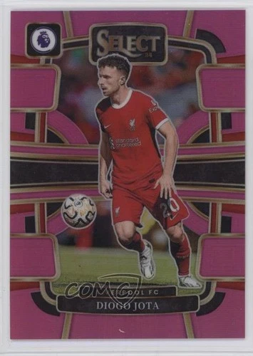 Diogo Jota 2023 Panini Select Premier League Pink Prizm /99