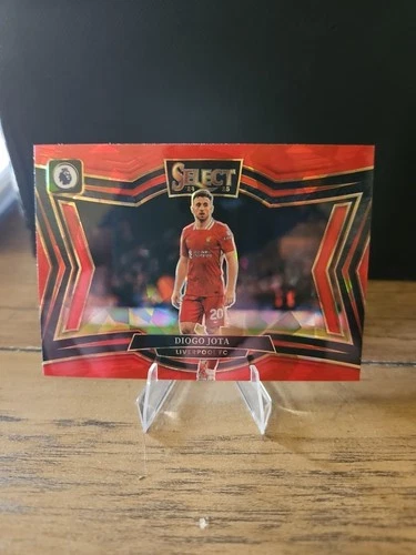 Diogo Jota 2024 Panini Select Premier League Red Ice Prizm