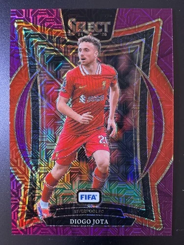 Diogo Jota 2024 Panini Select Purple