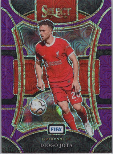 Diogo Jota 2023 Panini Select Purple Mojo
