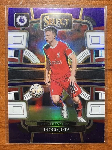 Diogo Jota 2024 Panini Select Purple Mojo Prizm