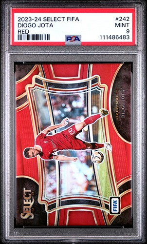 Diogo Jota 2023 Panini Select Red
