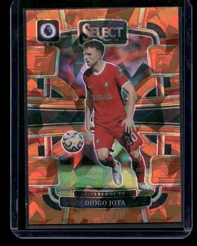 Diogo Jota 2023 Panini Select Red Ice Prizm