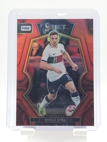 Diogo Jota 2022 Panini Select Red Prizm