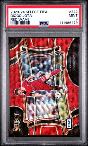 Diogo Jota 2024 Panini Select Red Wave 71/149